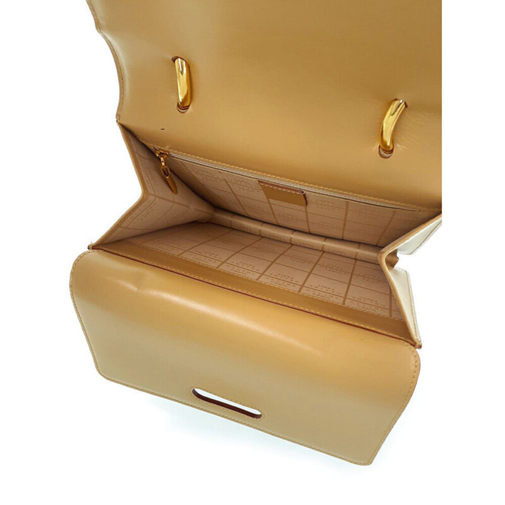 Celine Old W Flap Ring Handbag Yellow - Picture 3 of 9